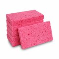 Premiere Pads Cellulose Sponge, Small, Pink, PK48 PAD CS1A